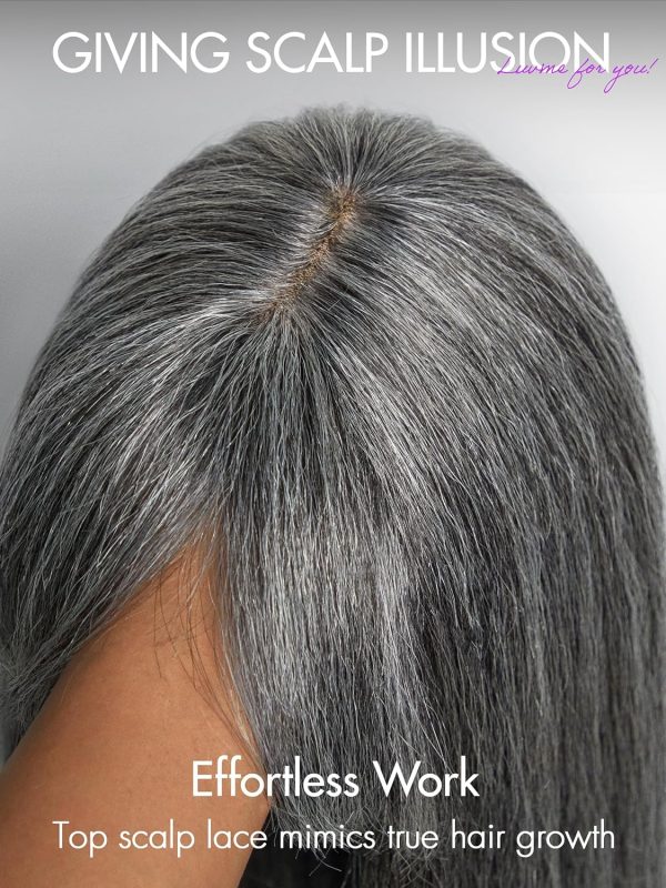 LUVME HAIR 10 Inch Light Yaki Straight Bob Wig with Bangs Human Hair Realistic HD Lace Short Black Bob Wigs, Ready to Go Blunt Cut Bob Wig Glueless 180 Density - Image 67