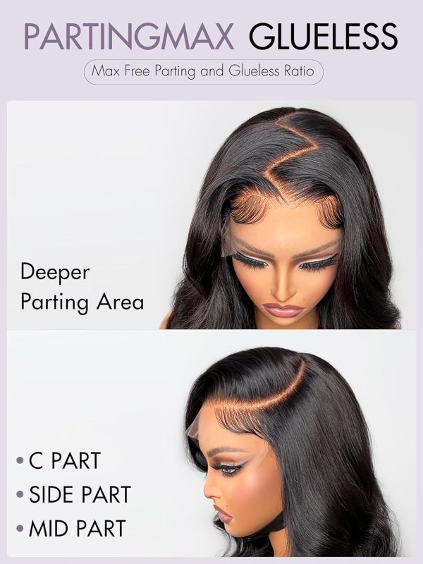 LUVME HAIR 12 Inch PartingMax Middle Part Glueless Wig Water Wave Versatile 7x6 Closure HD Lace Short Wig - Image 11
