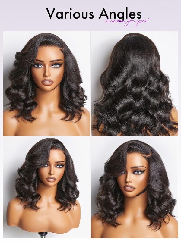 LUVME HAIR 12 Inch PartingMax Middle Part Glueless Wig Water Wave Versatile 7x6 Closure HD Lace Short Wig - Image 14