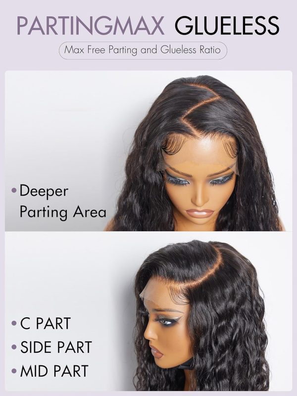 LUVME HAIR 12 Inch PartingMax Middle Part Glueless Wig Water Wave Versatile 7x6 Closure HD Lace Short Wig - Image 16