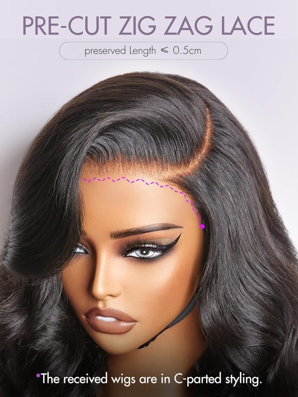 LUVME HAIR 12 Inch PartingMax Middle Part Glueless Wig Water Wave Versatile 7x6 Closure HD Lace Short Wig - Image 23