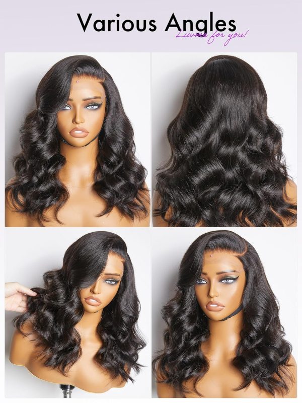LUVME HAIR 12 Inch PartingMax Middle Part Glueless Wig Water Wave Versatile 7x6 Closure HD Lace Short Wig - Image 28