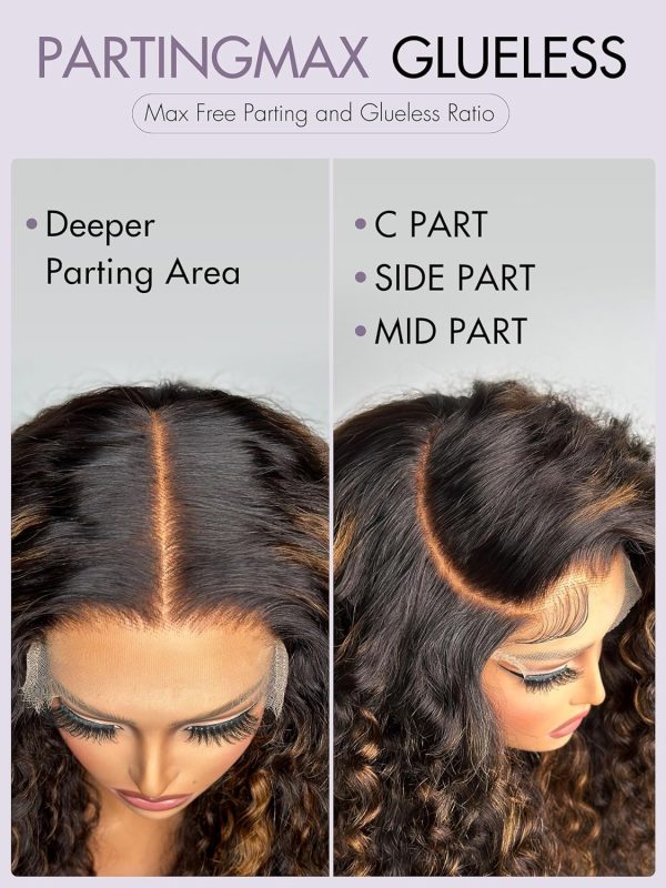 LUVME HAIR 12 Inch PartingMax Middle Part Glueless Wig Water Wave Versatile 7x6 Closure HD Lace Short Wig - Image 30