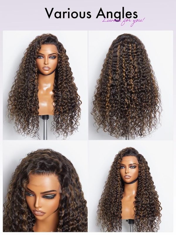 LUVME HAIR 12 Inch PartingMax Middle Part Glueless Wig Water Wave Versatile 7x6 Closure HD Lace Short Wig - Image 34