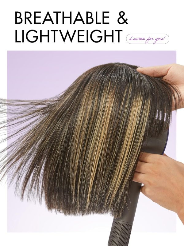 LUVME HAIR 10 Inch Light Yaki Straight Bob Wig with Bangs Human Hair Realistic HD Lace Short Black Bob Wigs, Ready to Go Blunt Cut Bob Wig Glueless 180 Density - Image 159