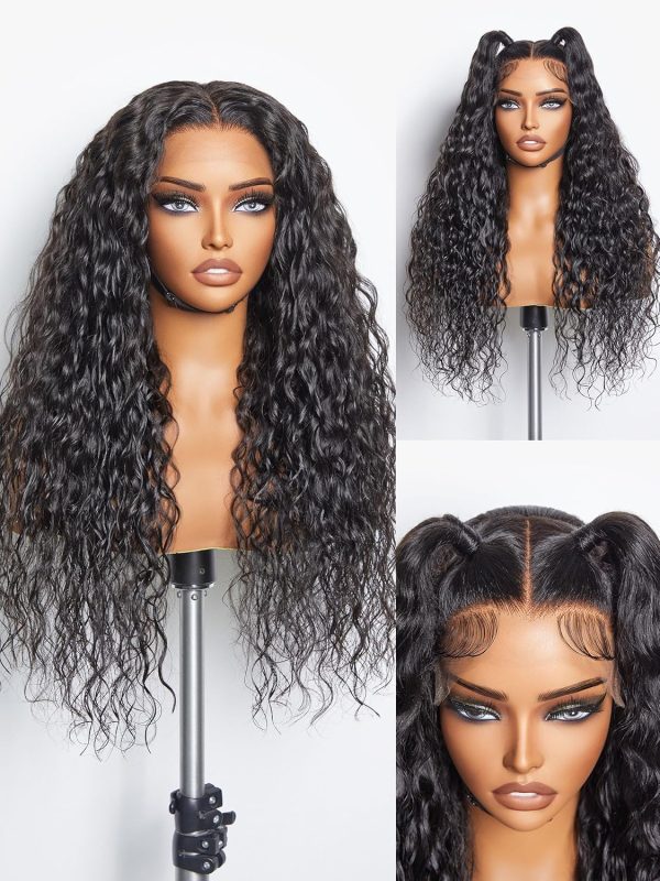 LUVME HAIR 12 Inch PartingMax Middle Part Glueless Wig Water Wave Versatile 7x6 Closure HD Lace Short Wig - Image 36