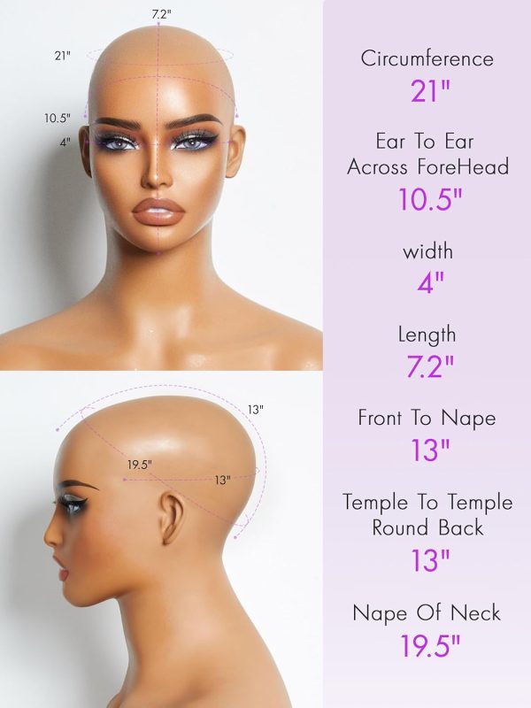 LUVME HAIR 8 Inch Blonde Highlight Short Curly Human Hair Wig Glueless Pre Plucked Left C Parted Ombre Bob Wig, Ready to Go Pre Cut HD Lace Closure Wig - Image 7