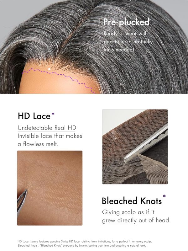 LUVME HAIR 8 Inch Blonde Highlight Short Curly Human Hair Wig Glueless Pre Plucked Left C Parted Ombre Bob Wig, Ready to Go Pre Cut HD Lace Closure Wig - Image 21