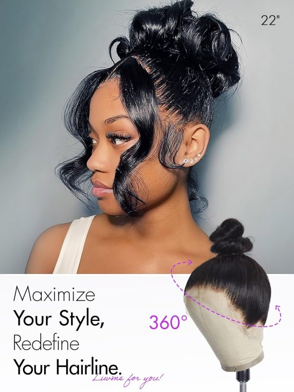 LUVME HAIR 8 Inch Blonde Highlight Short Curly Human Hair Wig Glueless Pre Plucked Left C Parted Ombre Bob Wig, Ready to Go Pre Cut HD Lace Closure Wig - Image 41