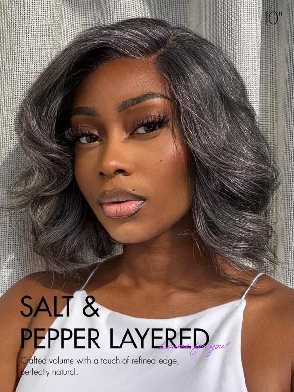 LUVME HAIR 8 Inch Blonde Highlight Short Curly Human Hair Wig Glueless Pre Plucked Left C Parted Ombre Bob Wig, Ready to Go Pre Cut HD Lace Closure Wig - Image 57