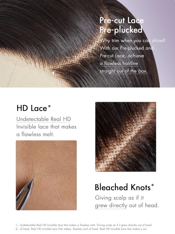LUVME HAIR 8 Inch Blonde Highlight Short Curly Human Hair Wig Glueless Pre Plucked Left C Parted Ombre Bob Wig, Ready to Go Pre Cut HD Lace Closure Wig - Image 77