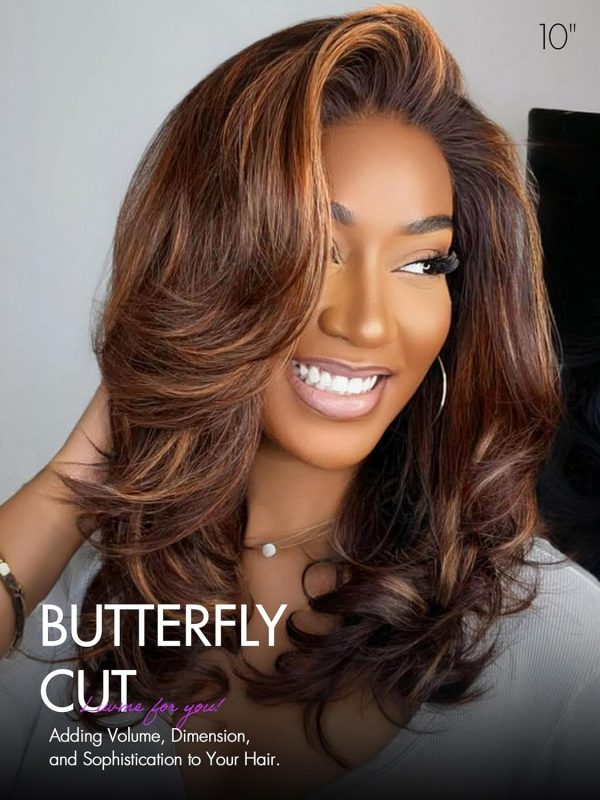 LUVME HAIR 8 Inch Blonde Highlight Short Curly Human Hair Wig Glueless Pre Plucked Left C Parted Ombre Bob Wig, Ready to Go Pre Cut HD Lace Closure Wig - Image 94