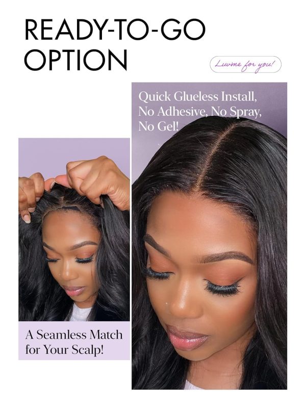 LUVME HAIR 8 Inch Blonde Highlight Short Curly Human Hair Wig Glueless Pre Plucked Left C Parted Ombre Bob Wig, Ready to Go Pre Cut HD Lace Closure Wig - Image 181