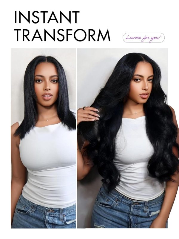 LUVME HAIR 8 Inch Blonde Highlight Short Curly Human Hair Wig Glueless Pre Plucked Left C Parted Ombre Bob Wig, Ready to Go Pre Cut HD Lace Closure Wig - Image 184