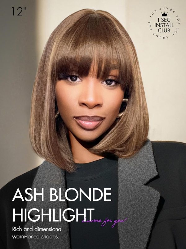 LUVME HAIR Ombre Blonde Highlight Silky Straight Glueless Pre Cut Lace Bob Wig - Image 85