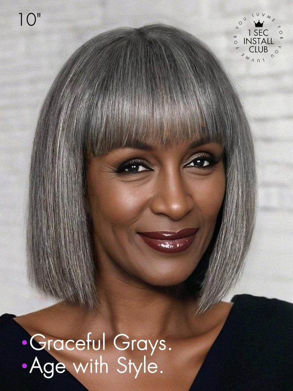 LUVME HAIR Ombre Blonde Highlight Silky Straight Glueless Pre Cut Lace Bob Wig - Image 165
