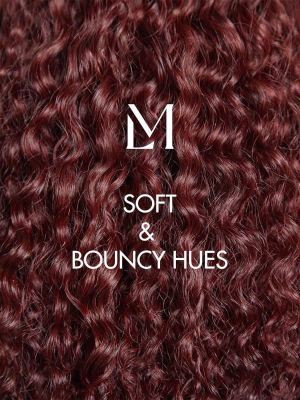 LUVME HAIR 5X5 Dark Reddish Brown Fluffy Water Wave Glueless 5x5 Closure Lace Front Wig Pre Cut Lace Ready To Go Wig Human Hair Wig For Women (16 Inch & Precut Lace) - Image 4