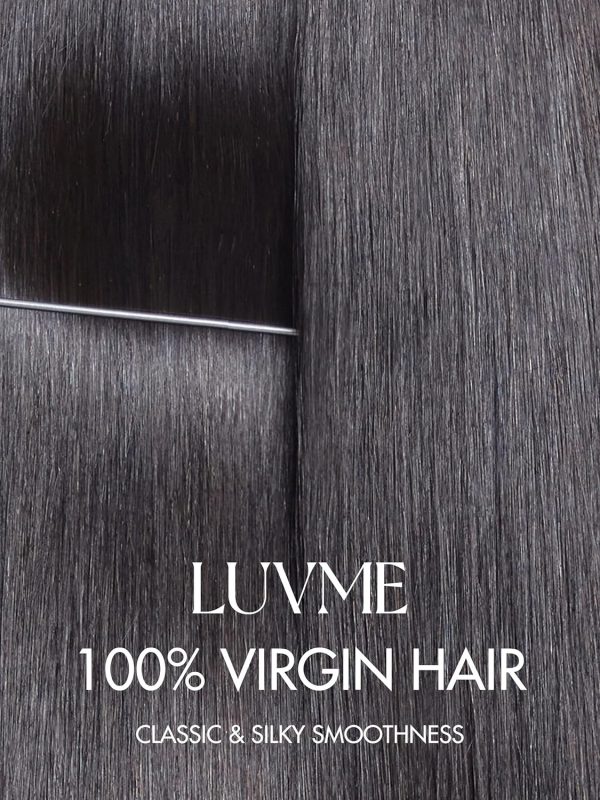 LUVME HAIR 14 Inch Yaki Straight Bob Wig with Bangs Human Hair Glueless HD Lace Bob Wig with Brown Highlights, Ready to Go Short Wigs For Women 180 Density Breathable Cap - Image 155