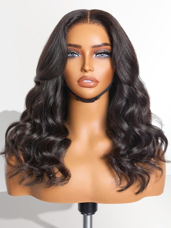 LUVME HAIR 16'' Straight Lace Front Wigs Human Hair 13x4 Pre Cut Lace Glueless Human Hair Wig Pre Plucked Long Straight Black Wig For Women 180 Density - Image 29