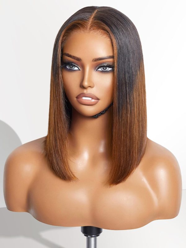 LUVME HAIR 16'' Straight Lace Front Wigs Human Hair 13x4 Pre Cut Lace Glueless Human Hair Wig Pre Plucked Long Straight Black Wig For Women 180 Density - Image 36