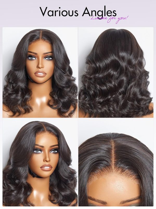 LUVME HAIR 16'' Straight Lace Front Wigs Human Hair 13x4 Pre Cut Lace Glueless Human Hair Wig Pre Plucked Long Straight Black Wig For Women 180 Density - Image 50