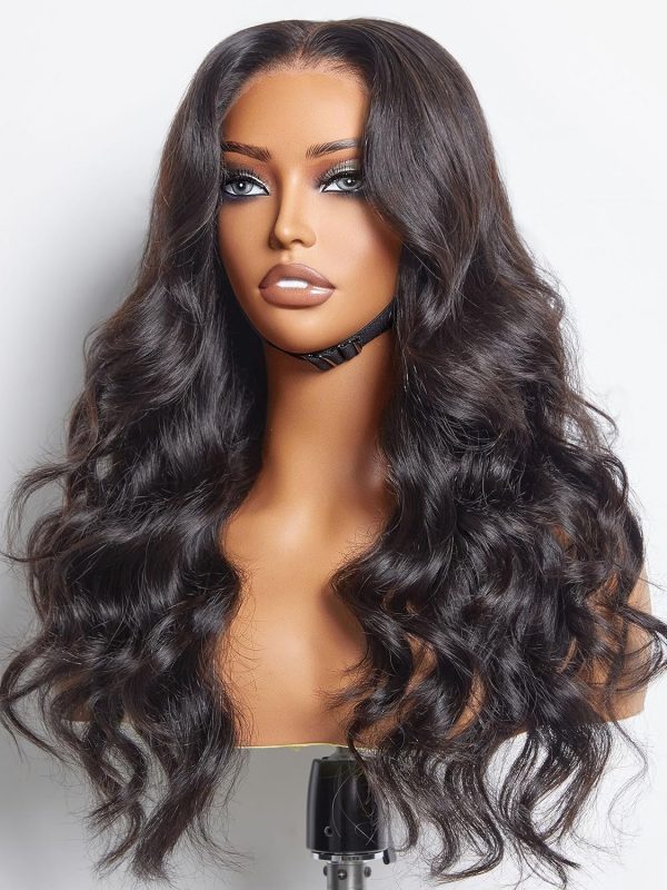 LUVME HAIR 16'' Straight Lace Front Wigs Human Hair 13x4 Pre Cut Lace Glueless Human Hair Wig Pre Plucked Long Straight Black Wig For Women 180 Density - Image 51