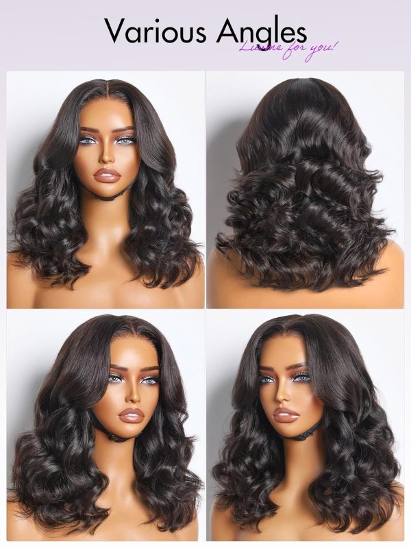 LUVME HAIR 16'' Straight Lace Front Wigs Human Hair 13x4 Pre Cut Lace Glueless Human Hair Wig Pre Plucked Long Straight Black Wig For Women 180 Density - Image 67