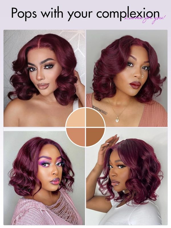 LUVME HAIR 16'' Straight Lace Front Wigs Human Hair 13x4 Pre Cut Lace Glueless Human Hair Wig Pre Plucked Long Straight Black Wig For Women 180 Density - Image 73