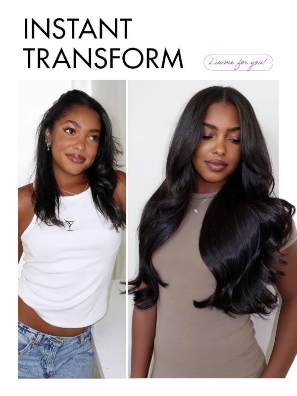LUVME HAIR 7x6 HD Lace All-Day Comfort Wig 200% Density Hair PartingMax Lace Wigs Highlight Color Loose Body Wave Lace Front Wigs Human Hair Pre Cut Plucked Lace Frontal Glueless 20 Inches Mix Brown - Image 15