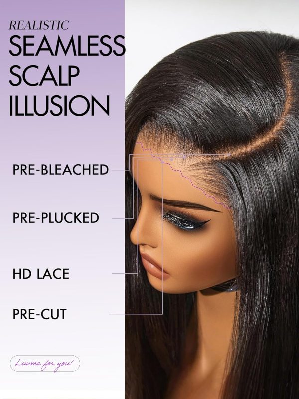 LUVME HAIR 7x6 HD Lace All-Day Comfort Wig 200% Density Hair PartingMax Lace Wigs Highlight Color Loose Body Wave Lace Front Wigs Human Hair Pre Cut Plucked Lace Frontal Glueless 20 Inches Mix Brown - Image 26